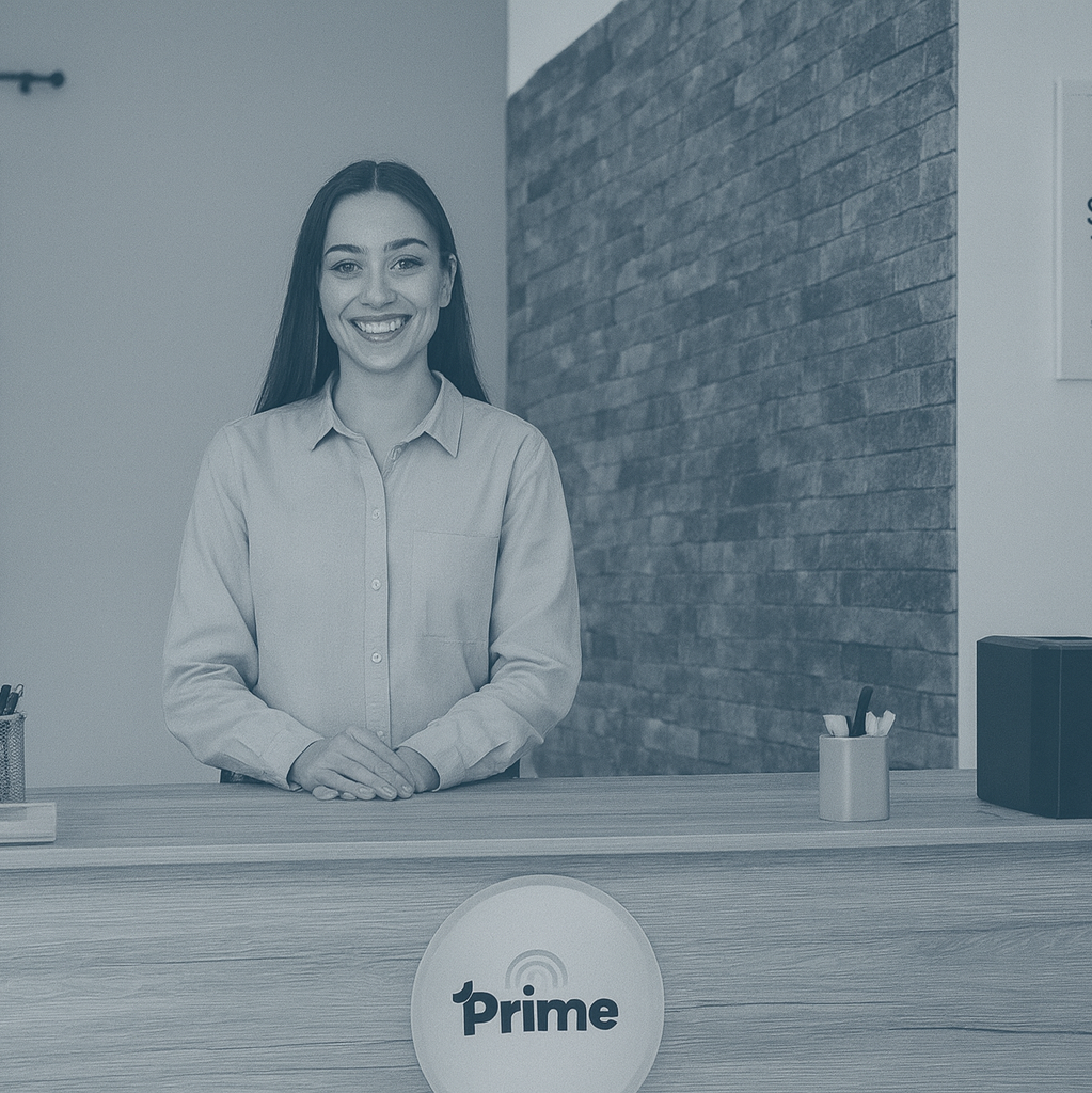 A picture of Prime Tutorial Center's reception. 